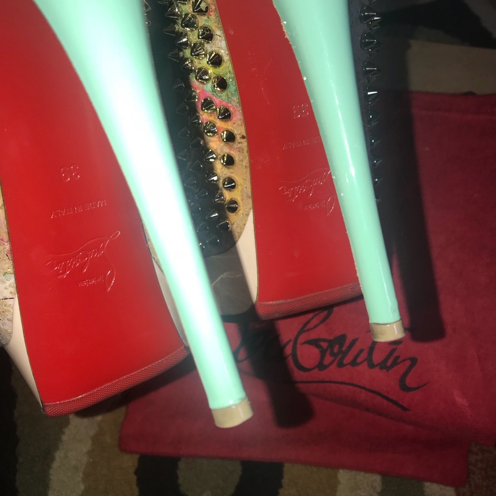 ‼️Flash Sale‼️ Christian Louboutin Lady Peep Spike - Picture 6 of 8